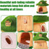 Aquarium Decoration for Fish Tank, Premium Resin Green Moss and Mushroom Fish Tank House Fish Hideout for Swimming Playing for Shrimp Goldfish Aqu...