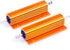 100 Watt 2 Ohm 5% Wirewound Resistor Electronic Aluminium Shell Resistors Gold (Pack of 2)...