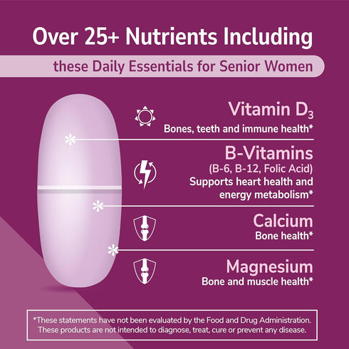 21st Century Sentry Senior Women 50 Plus Tablets, 100 Count (27542)...
