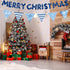 MIAHART 30 Sheets Merry Christmas Pattern Paper Set A4 Size 10 Designs Festival Decorative Craft Paper Double-Sided for Card Making Scrapbook, Blu...