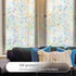 WPCTEV 3D Window Film No Glue Privacy for Glass Sticker Static Cling Heat Control Anti UV Non-Adhesive Decorative Crescent 17.7 Inch x 6.5 Feet...