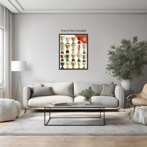 Posterizer 1 pcs-nick nacks and sport trophies abstract poster -1-Sports & Hobby Art Gifts for sports fans Decor for Home & Office- unframed wall ...