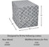 New World Pet Products Dog Crate Cover Featuring Teflon Fabric Protector, Dog Crate Cover Fits Midwest 30-Inch Dog Crates, Light Gray Designer Pat...