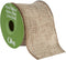Berwick Offray 2.5" Wide Rustic Saddle Polyester Ribbon, Natural Brown, 4 Yards...