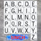 5 Inch Scrabble Letters Stencil for Painting on Wood Laser Cut Painting Stencil for Family Names& DIY Projects,Home Décor...
