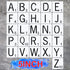 5 Inch Scrabble Letters Stencil for Painting on Wood Laser Cut Painting Stencil for Family Names& DIY Projects,Home Décor...