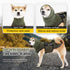 Dog Anxiety Vest Hoodie,Dog Thunder Jacket Anxiety Calming Vest with Hoodie Head Cover Sleeves,Dog Anxiety Relief Coat Hooded for Thunderstorm,Tra...