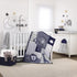 NoJo Love You to The Moon - 100% Cotton Grey and White Elephant and Giraffe Nursery Photo Op Fitted Crib Sheet Love You to The Moon and Back...