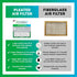 Filterbuy 10x20x1 Air Filter MERV 8 Dust Defense (1-Pack), Pleated HVAC AC Furnace Air Filters Replacement (Actual Size: 9.50 x 19.50 x 0.75 Inche...