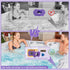 01512-261 Spa Cartridge, Hot Tub Mineral Cartridge, Spa Filter Cartridge Kit Stain and Scale Control for Hot Tub, Keep Your Spring Hot Tub Water F...
