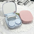 2 Pack Cute Contact Lens Case Travel Kit, Cute Contact Case with Mirror Tweezers Remover Tool Solution Bottle for Outdoor Office Daily Use...