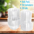 Mr Miracle Clear 18 Ounce Plastic Salad Bowls with Snap-On Lids. Pack 50. Airtight Disposable Salad Containers for Lunch, Meal Prep, Parties. Idea...