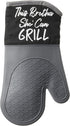 African American Expressions - This Brotha Mitt Set - Oven Mitt 7"x13"/Pot Holder 7"x9" Silicone Set, KM-11 Matching Apron Sold Separately...