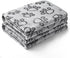 Luciphia 1 Pack 2 Pet Blankets for Dogs Cats, Fleece Print Dog Cat Blankets for Small Medium Large Puppy Kitten, Grey Paw Small (23x16 inch)...