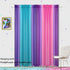 KOUFALL Kawaii Room Decor for Bathroom Pink and Purple Teen Girls Ombre Kids Curtain Rod Pocket Small Curtains for Girl Bedroom Decorations 45 Inc...