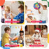 BELLOCHIDDO Double Sided Dart Board for Kids, Toys for 3 4 5 6 7 8 9 10 11 12 Years Old Boys with 12 Velcro Sticky Balls, Indoor & Outdoor Party C...