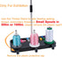 Light Weight Thread Stand - 3 Spools Holder for Domestic (Home-Base) Embroidery and Sewing Machines - Four Colors for Choices - Black...