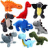 9 Pieces Dinosaur Stuffed Animals 4-6 Inch Mini Plush Dinosaur Figures Assortment Keychain Toy Soft Backpack Ornaments Pendant for Stocking Stuffe...