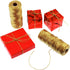 Pangda 2 Rolls 656 Feet Christmas Twine Metallic Bakers Decorative Wrapping Twine String Craft Present Wrapping Cord for Christmas DIY Crafting Pr...