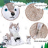 5PCS Wolf Plush Toys - 13.4 Inch Wolf Mom with Little Mini Babies Stuffed Animal Plush Huggable Cuddly Fluffly Wolf Plushie Family Set Gifts for G...