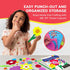 280 Pieces of DIY Flower Cutouts with IDEA Guide - 2-Sided Punch Out Tulips, Daisies, Daffodils, Flowers Ideal for Spring Craft Projects, and Moth...