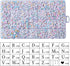 1400pcs Letter Beads Kit, 4x7 mm Acrylic Round Alphabet Beads Number Beads Heart Beads for Jewelry and Bracelet Making, in 28 Grid Box (White and ...