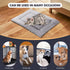 IEUUMLER Dog Bed, Reversible Washable Mat, Soft Premium Plush Dog Crate Pad, Pet Sleeping Mattress for Small/Medium/Large Dogs and Cats FC014 (Gra...