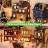 2 Pieces Accessory Cord with One LED Light Bulb Lamp Kit, 6Ft Christmas Village Lights Cord with On/Off Switch and Spare Fuse, Blow Mold Light for...