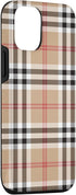iPhone 12/12 Pro Checkered Plaid Flannel Gingham Pattern Case...