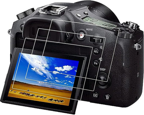 PCTC Tempered Glass Screen Protector Skin Film - Sony Rx10 III, IV, A9, A7 III, A7II, A99II, A77II (3 + 2 Pack)...