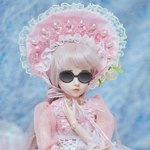 TOYANDONA 40pcs Doll Glasses, Miniature Doll Eyeglasses Mini Doll Costume Accessories for Dollhouse Crafts (Random Color) Miniatures for Crafts...