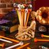 30 Pcs Halloween Pens, Pumpkin Skull Heads Ghost Bat Shape Pens, 0.5 MM Bulk Black Rollerball Pen for Halloween Thanksgiving Party Supplies School...