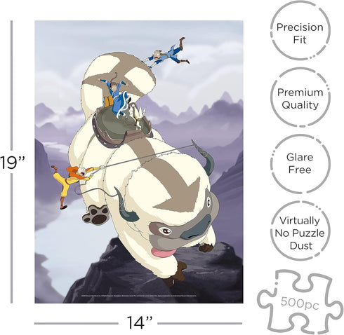 AQUARIUS Avatar Puzzle (500 Piece Jigsaw Puzzle) - Glare Free - Precision Fit - Officially Licensed Avatar: The Last Airbender Merchandise & Colle...