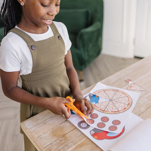 Melissa & Doug Scissor Skills Activity Book With Pair of Child-Safe Scissors (20 Pages) - FSC Certified...