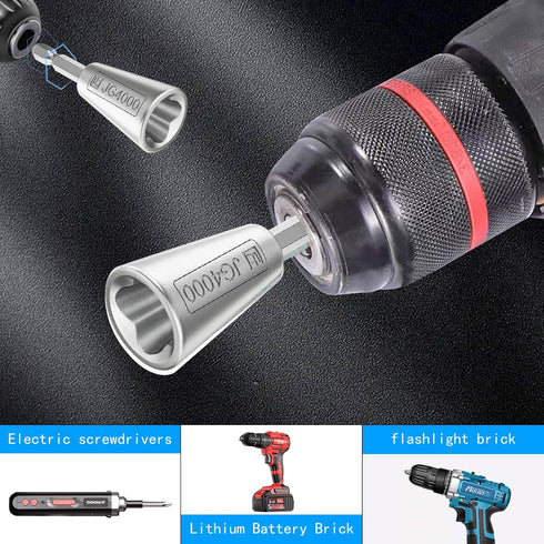 2 PCS Wire Stripper Tool Wire Twister Tool,2024 Upgrades Wire Nut Twister for Drill Profession Electricians Tool,Wire Twister Tool for Drill,Profe...