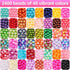 2400PCS Pearl Beads for Jewelry Making 48 Colorful 6mm Round Pearl Beads for Bracelets Making Kit Small Pearl Filler Beads for DIY Craft Necklace ...