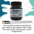 Jacquard Products Black Textile Color - Fabric Paint Made in USA - JAC1122 2.25-Ounces - Bundled Brush Set...