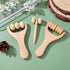 GLEAVI 3pcs Massage Hand Roller Massagers for Neck Wooden Massager Tool Massage Stick Roller Compact Shoulder Massager Wooden Massage Roller for B...