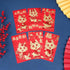 Red Envelopes Chinese New Year Dragon 2024, Lunar New Year Red Envelope Large Lucky Money Interoffice Envelopes Red Packet Hong Bao with 6 Differe...