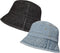 TSSGBL 2 Pack Cotton Denim Bucket Hats Vintage Washed Packable Summer Trendy Beach Travel Sun Caps for Women Men...