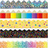 83 Ft Classroom Borders for Bulletin Board Bulletin, Removable Board Borders Trim, Bulletin Board Decorations Self-Adhesive Bulletin Borders (5 Di...