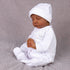 Aori Reborn Baby Dolls Clothes 20 inch Outfit White Onesie for 17-20 Inch Reborn Doll Newborn Dolls...