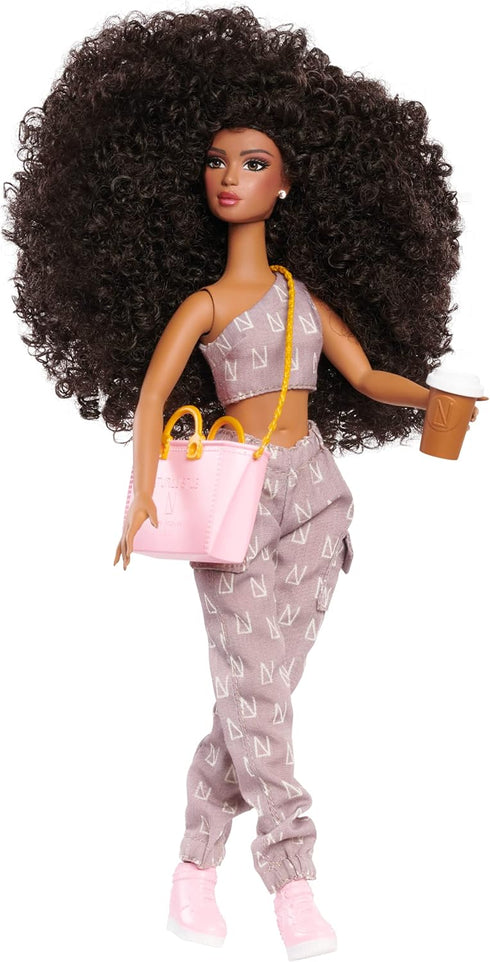 Naturalistas Fashion Pack Coffee Casual 7-Piece Outfit and Accessories Set for 11.5-Inch Tall Naturalistas Dolls, Designed and Developed by Purpos...