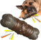 Dog Chew Toys for Aggressive Chewers, Indestructible Tough Squeaky Interactive Dog Toy, Dog Grinding Teeth Mentally Stimulating Chew Toy for Mediu...