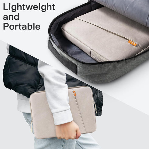 JETech Laptop Sleeve for 14-Inch MacBook Pro M3 / M2 / M1 A2779 A2442, Waterproof Bag Case with Pocket, Compatible with 14 Inch Notebook (Starligh...