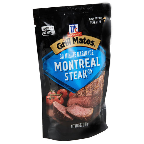 McCormick Grill Mates Montreal Steak 30 Minute Marinade, 5 oz (Pack of 6)...