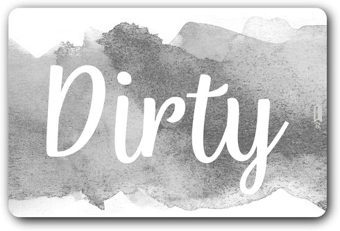 Brothers Bench Blue & Gray Dishwasher Magnet Clean Dirty Sign, Clean Dirty Magnet for Dishwasher, Universal Dishwasher Refrigerator Magnet for Kit...