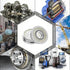 F694ZZ 10PCS Flange Ball Bearing 4×11×4mm Double Metal Shielded Flanged Bearing Chrome Steel ABEC-1(P0) Z2 Deep Groove Ball Bearing for Industrial...