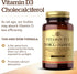 Solgar Vitamin D3 Cholecalciferol 250 MCG 10000 IU Softgels Helps Maintain Healthy Bones Teeth Immune System Support Non GMO Gluten, Dairy Free Se...