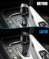 Carbon Fiber Car Gear Shift Knob Cover,Car Sticker Decals Gear Shift Knob Cover,Carbon Fiber Pattern for F20 F30 F31 F34 X5 F15 X6 F16 X3 F25 X4 F...